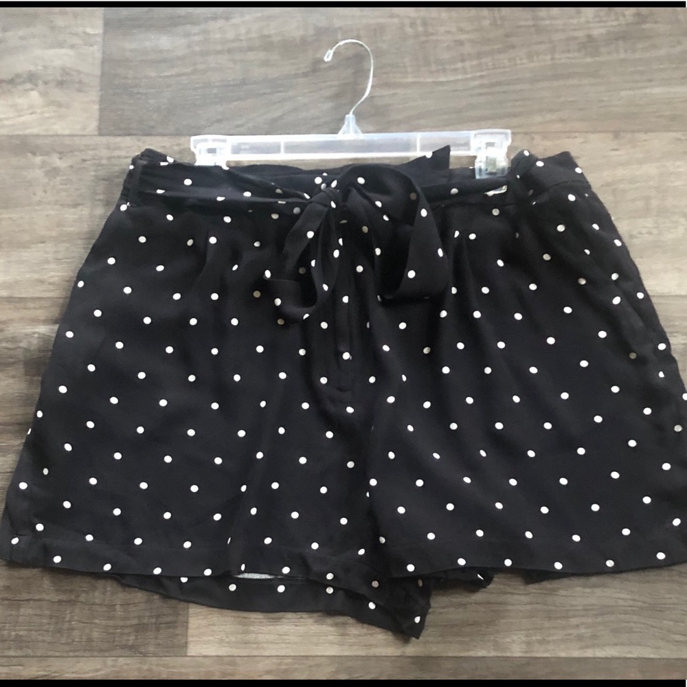 Loft Tassle Polka Dot Shorts